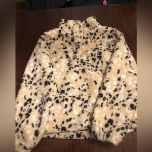 Loft Sherpa Sweater Medium New Without Tags